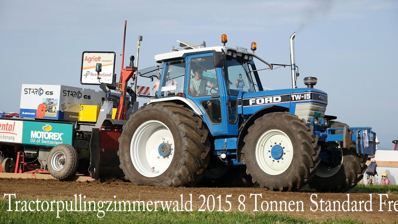 8 Tonnen Standard Freitag 2015 Tractorpulling Zimmerwald