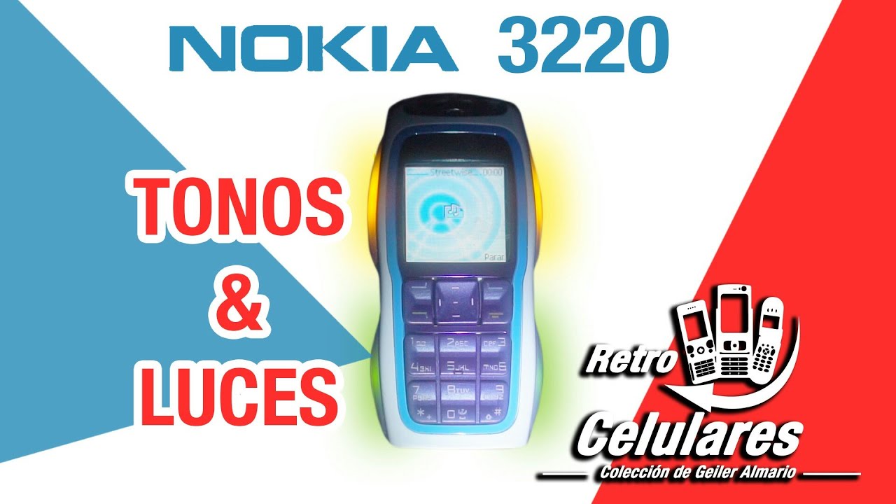 NOKIA 3220 Tonos y Ritmo de luces del celular disco(Stock Ringtones / Alerts Phone / Tonos de timbre