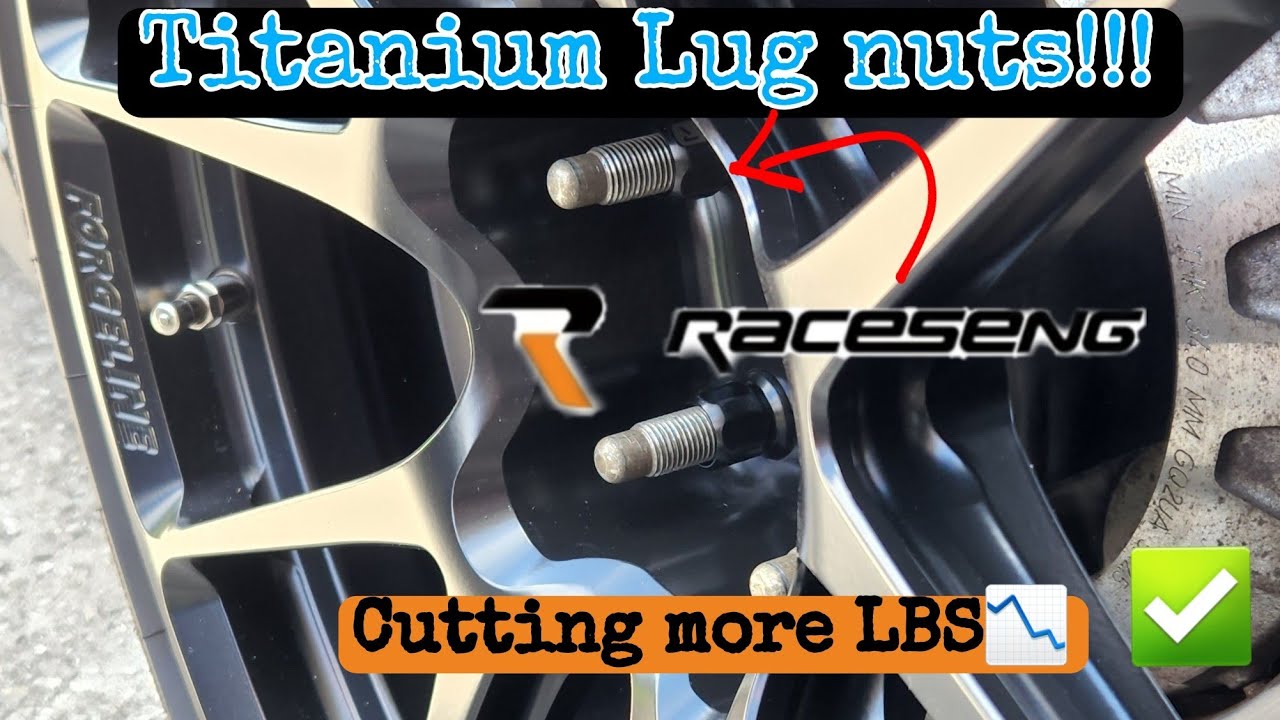 Raceseng Titanium lug nut install // *BEST* lug nut option for a GT350!