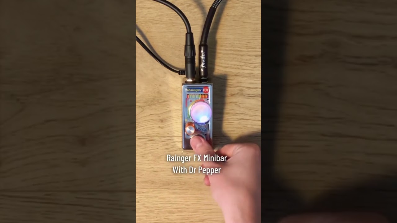 Rainger FX Minibar with Dr. Pepper #guitarpedals