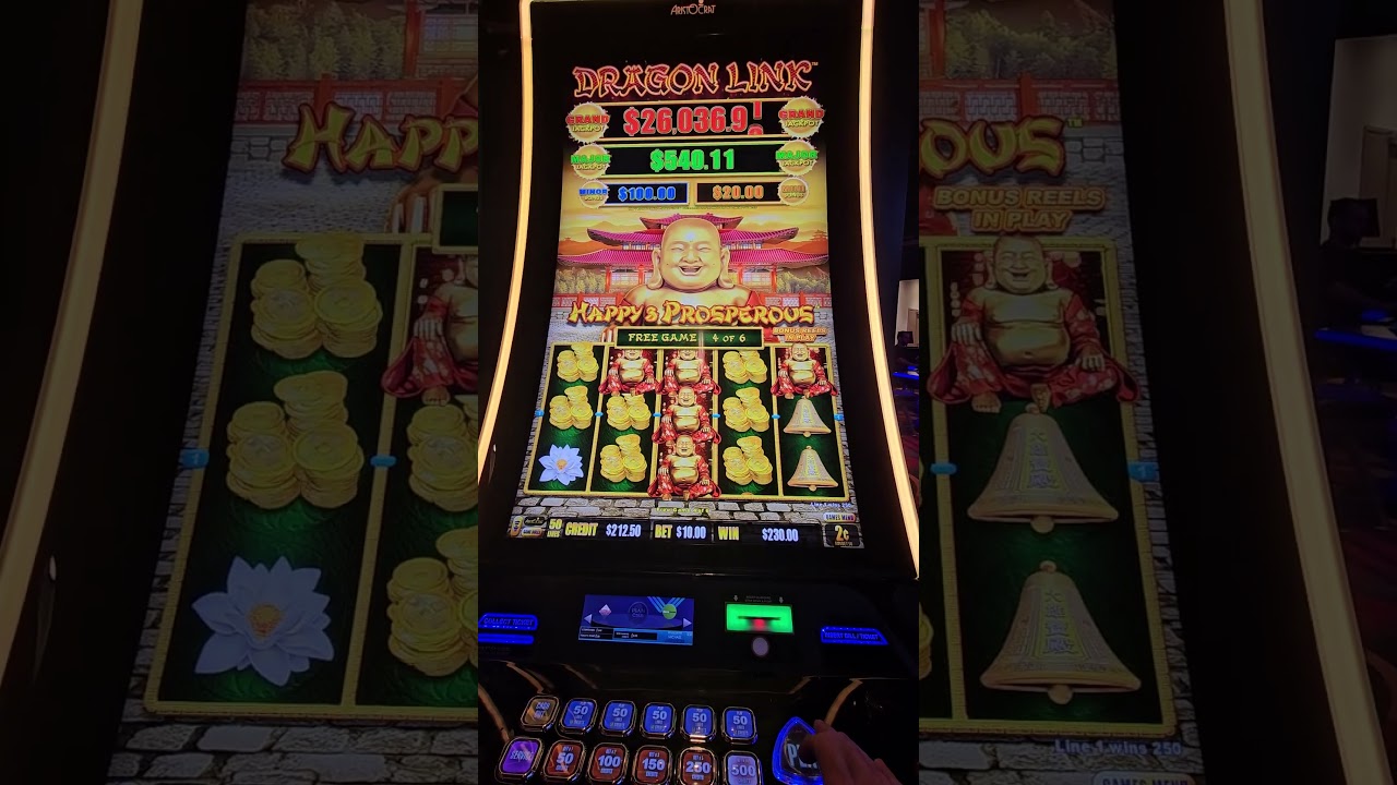 4 Trigger Curse Is Broken! Dragon Link Happy & Prosperous #gambling #casino #slots