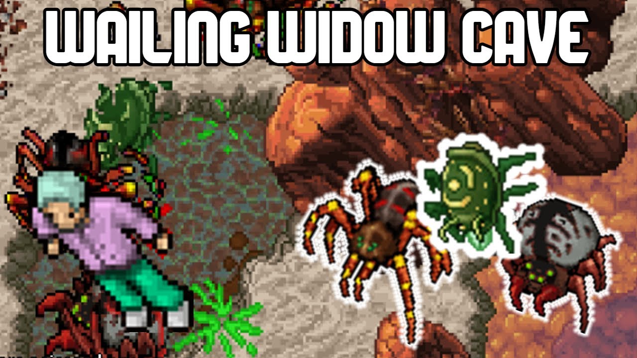 Tibia | WAILING WIDOW CAVE | RP LEVEL 80+ | Projeto RP do Zero