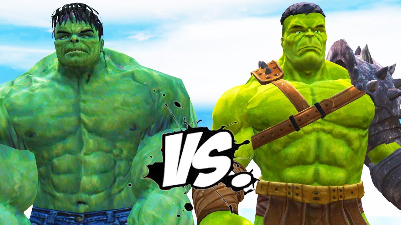 THE INCREDIBLE HULK VS PLANET HULK - EPIC BATTLE