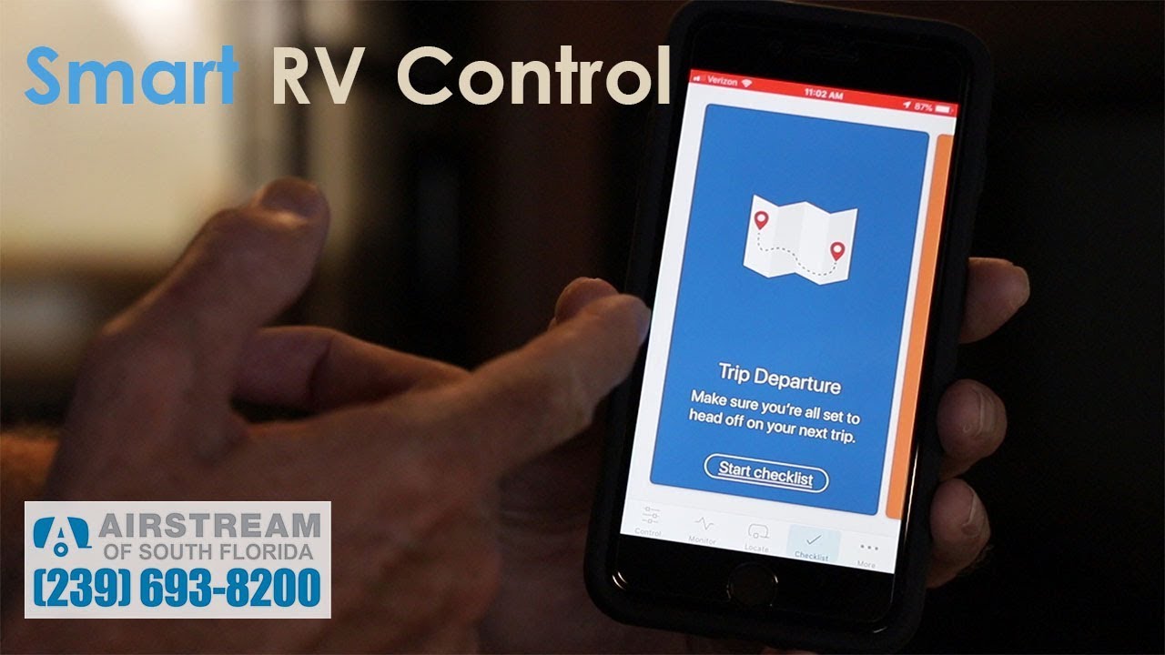 Технология управления автодомом Airstream Smart.