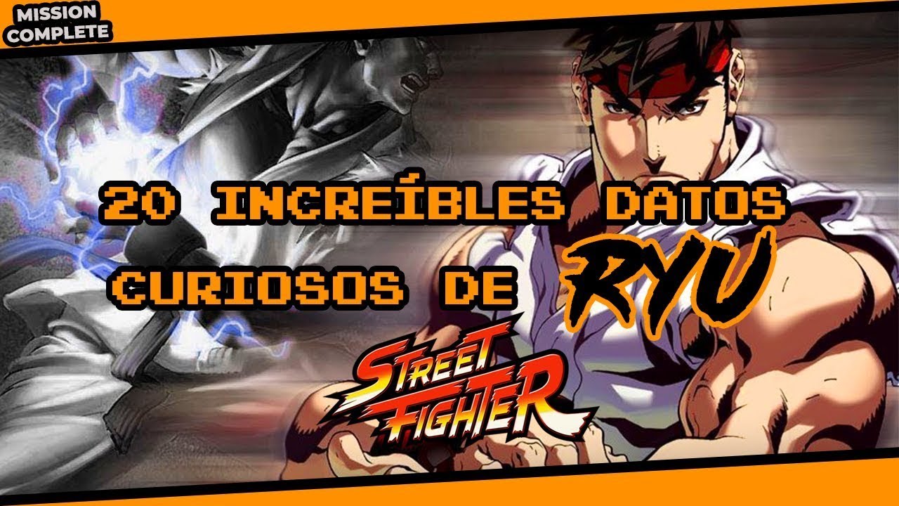 RYU Street Fighter IMPRESIONANTES Datos que JAMAS has Sabido