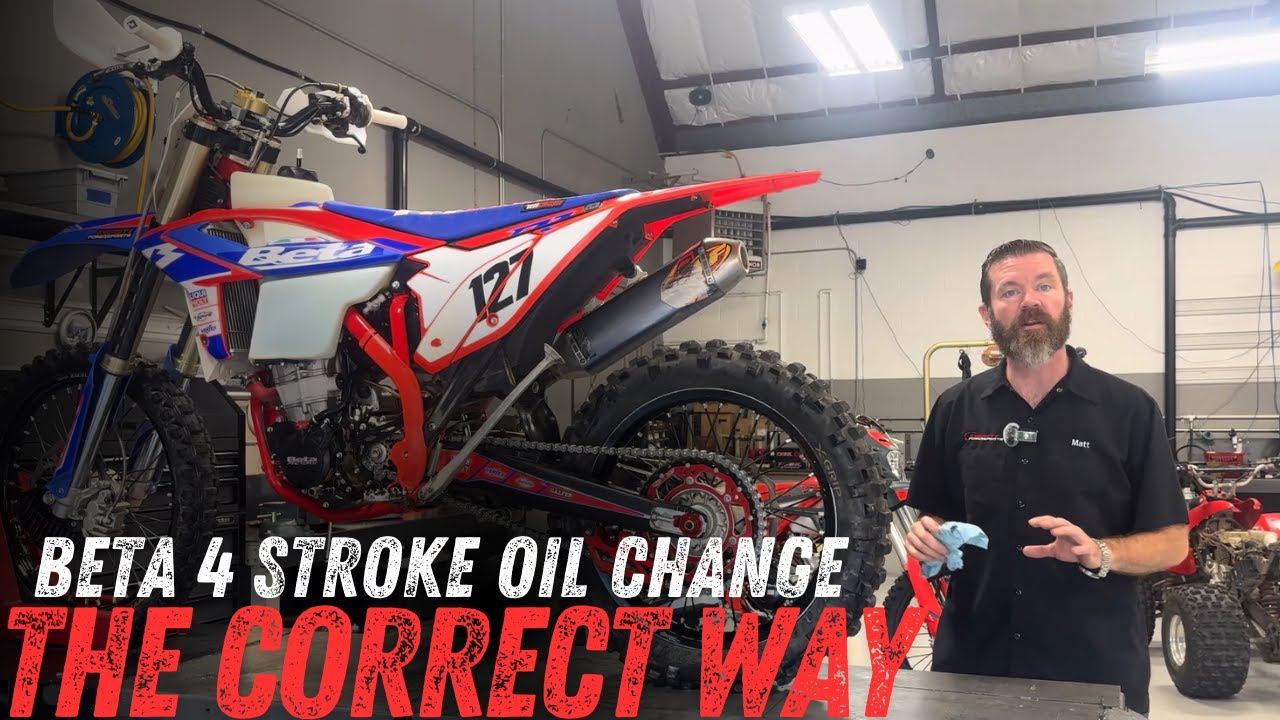 How To: Beta 4 Stroke Oil Change