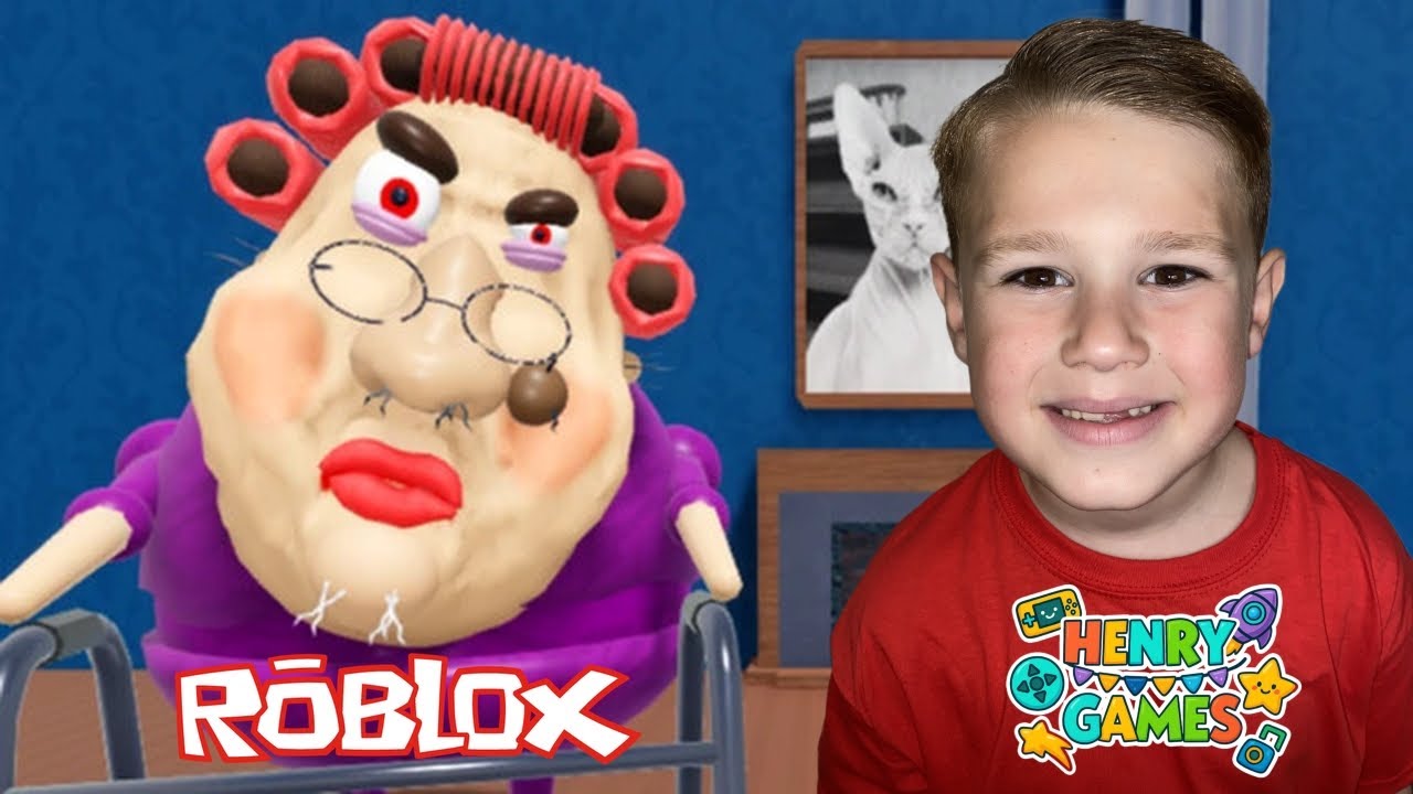 I got CAUGHT by EVIL GRANDMA!! | HENRY GAMES | Escape Evil Grandma on Roblox |