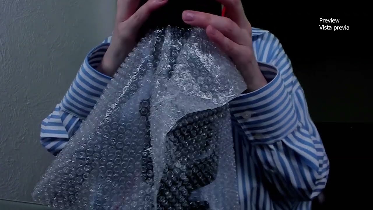 no talking ASMR | Blue & transparent, crispy sounds