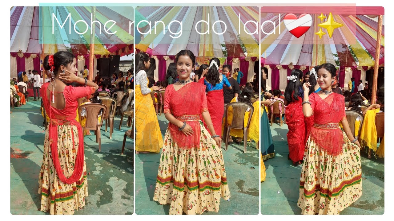 Mohe rang do laal❤️‍🩹✨️solo dance video 💃✨️#moherangdolaal #dance
