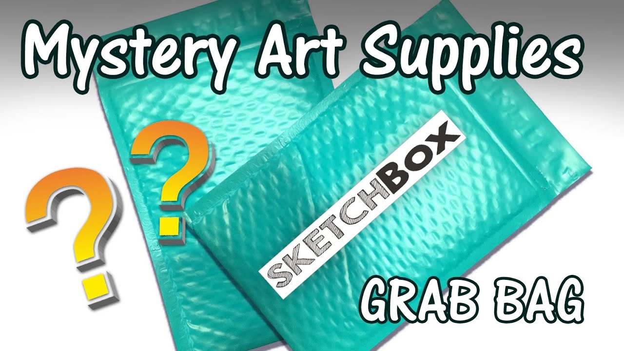 Mystery art supplies // What's in this SKETCHBOX Grab Bag? -2022