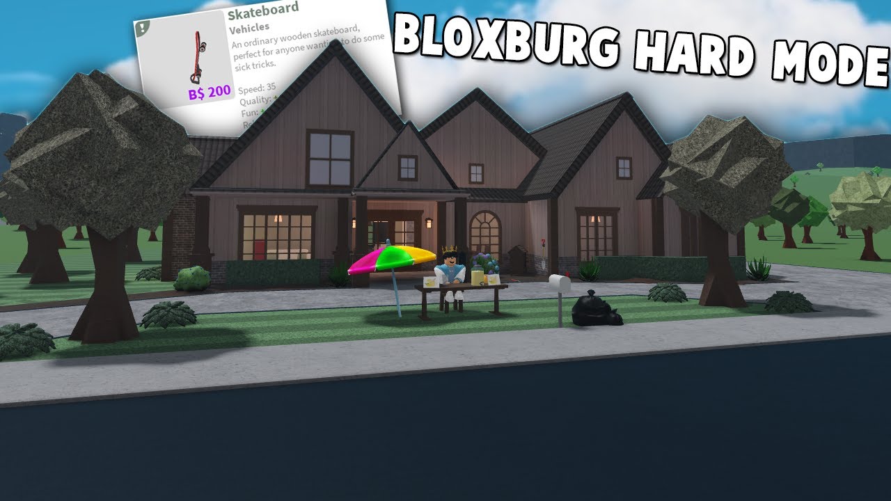 GIVING MY BLOXBURG HARD MODE HOUSE A MINI MAKEOVER...