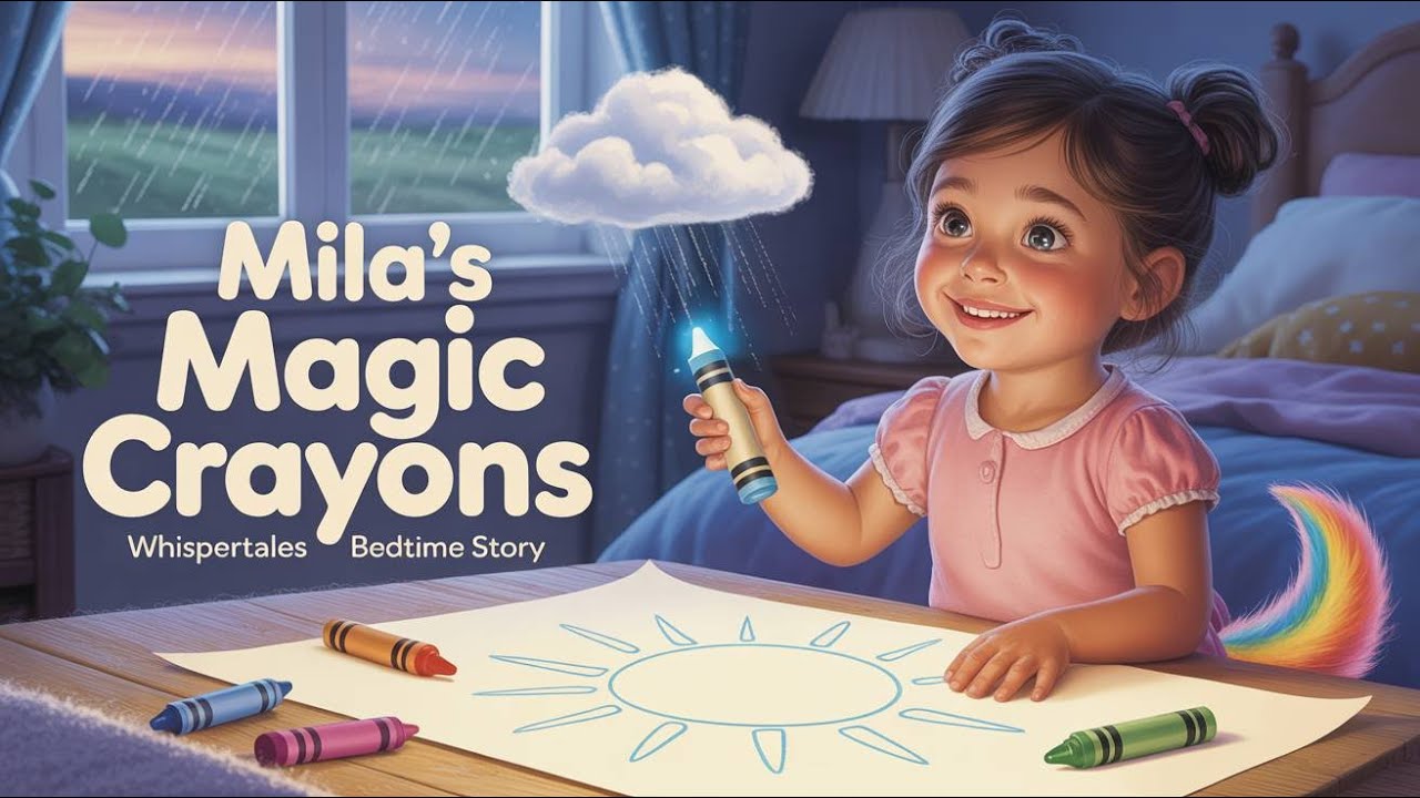 Mila’s Magic Crayons 🎨 | Creative Bedtime Story for Kids | WhisperTales