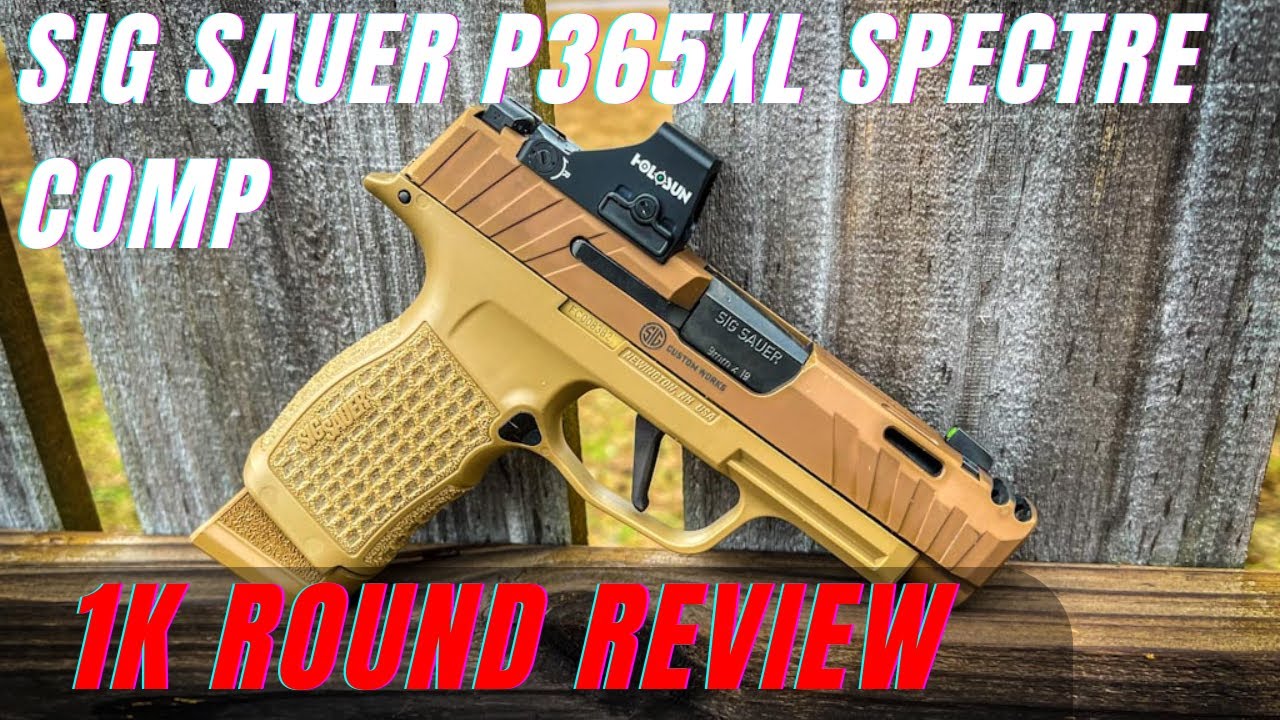 Обзор патрона Sig P365XL Spectre Comp 1K #sigsauer #p365xl #1000