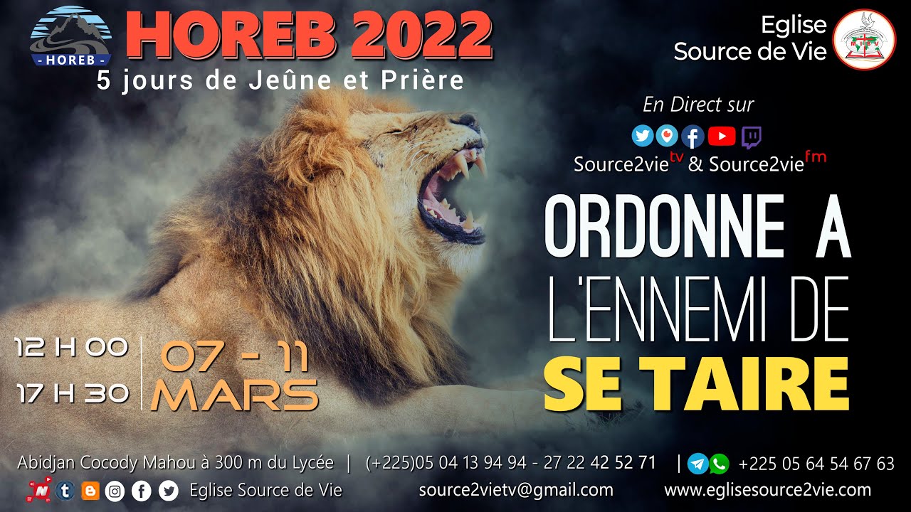 KOUAME Félix | HOREB 2022 | Jour 2 - 17H | Ne rate pas ta Visitation