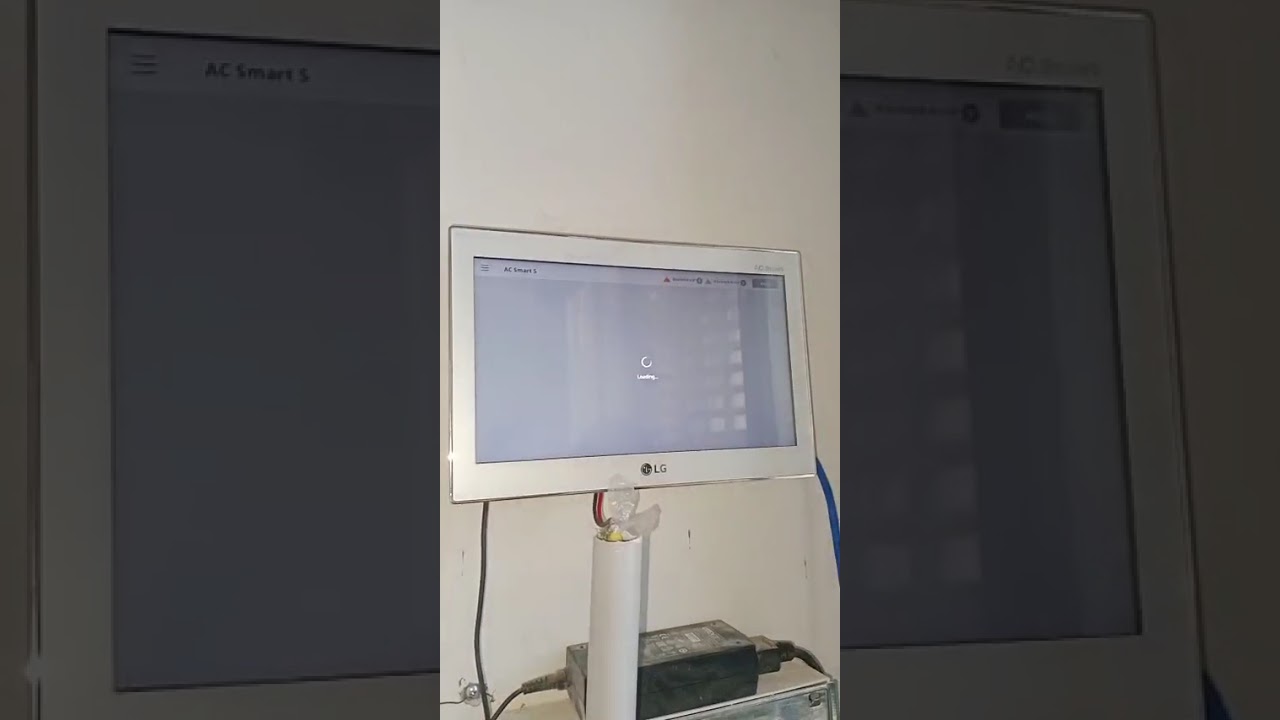 LG#VRF #HVAC🧊🧊🧊🧊me LG central controller me ac on off #error clear  and kitne indoor connect hai 