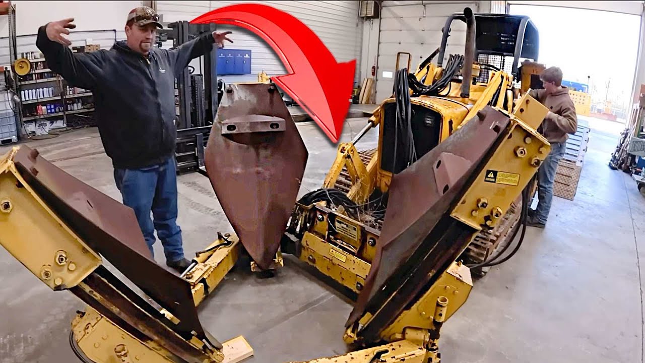 John Deere 350C Track Loaders Revived with Bizarre Mystery Attachments!