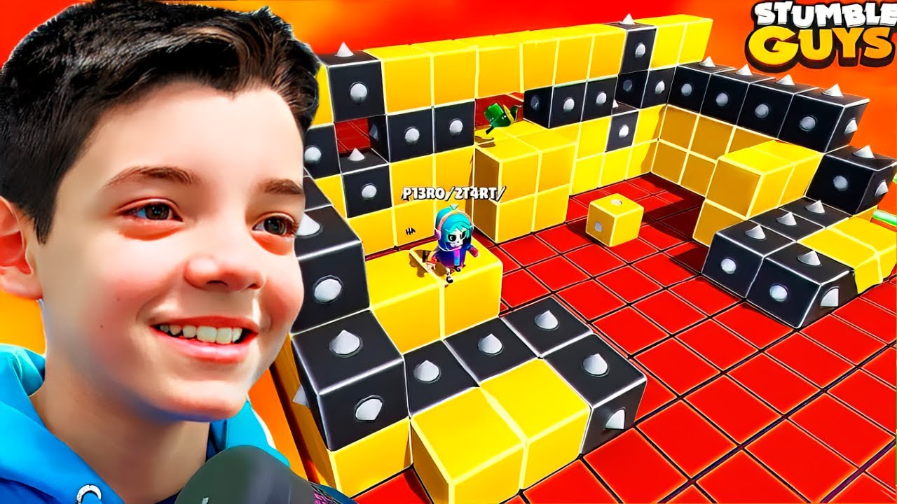 FIZ NOVAS JOGADAS no BLOCK DASH INFERNAL & GANHEI NOVAS SKINS no STUMBLE GUYS | Piero Start Games