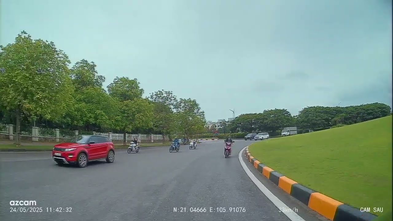 Gương Azcam Hỗ Trợ Ghi H&igrave;nh H&agrave;nh Tr&igrave;nh 4K Trước Sau