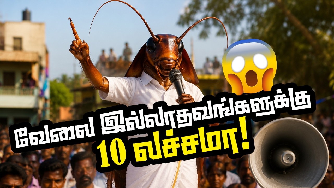 வேலை இல்லாதவங்களுக்கு 10 லச்சமா? Cockroach Janta Party (CJP) Vijay TVKகு சவால்