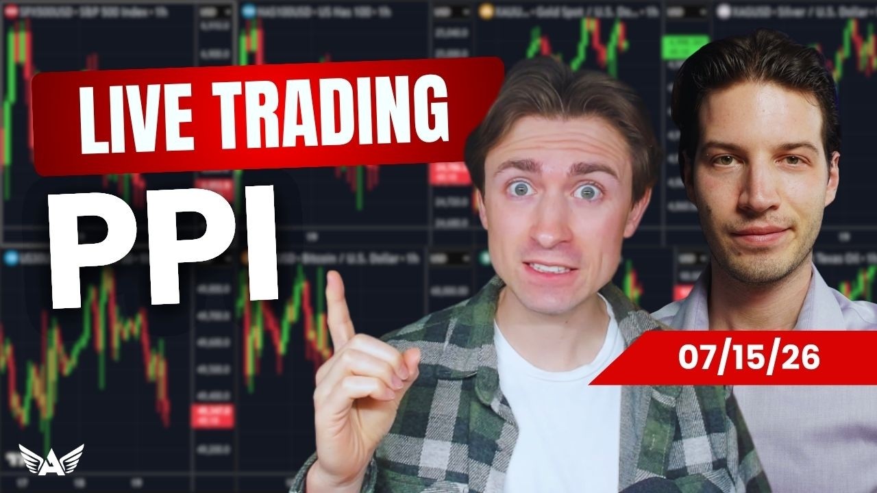LIVE Trading PPI Gold, Nasdaq, Forex | A1 Trading Show