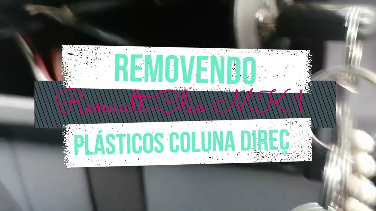 Plásticos Coluna Direção - Renault Clio 1