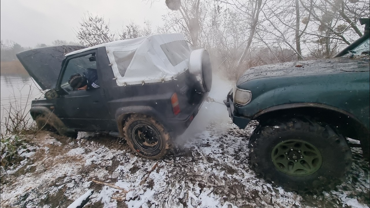 Помыл коврики и попал в ДТП, красивый #OFFROAD продолжается