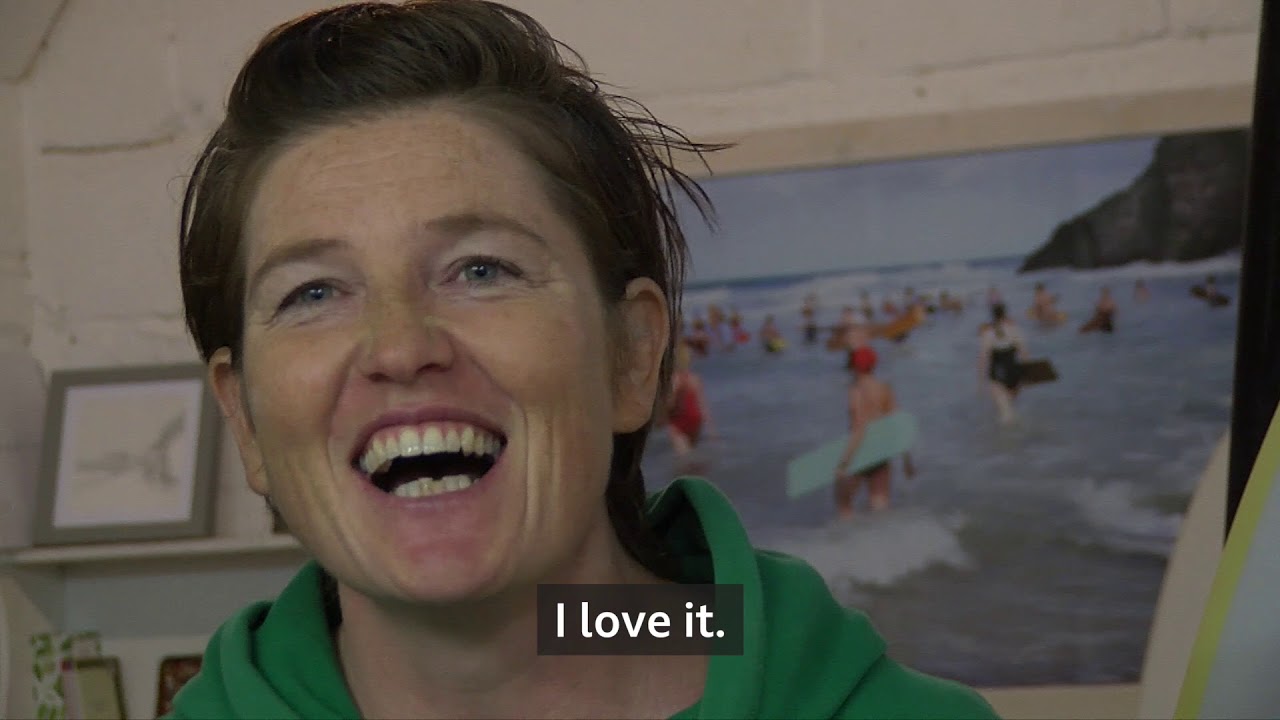Ellie Miller - the only female pro-surfboard shaper in Europe
