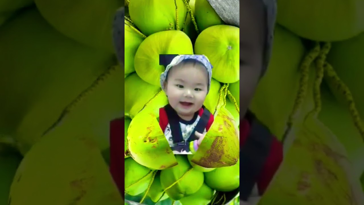 AMAZING YOUNG GREEN COCONUT #surprise #viral #coconut #shorts #trending