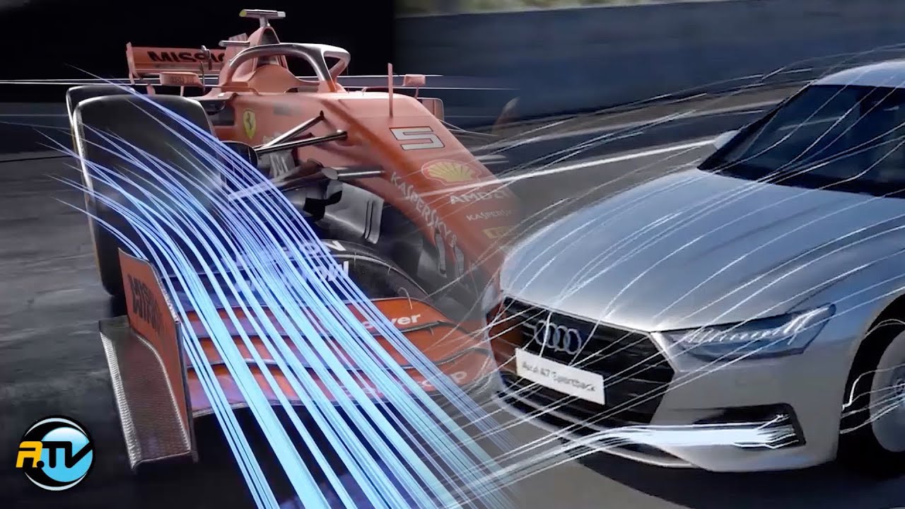 Cómo trabaja la Aerodinámica Fórmula 1 y autos PREMIUM.