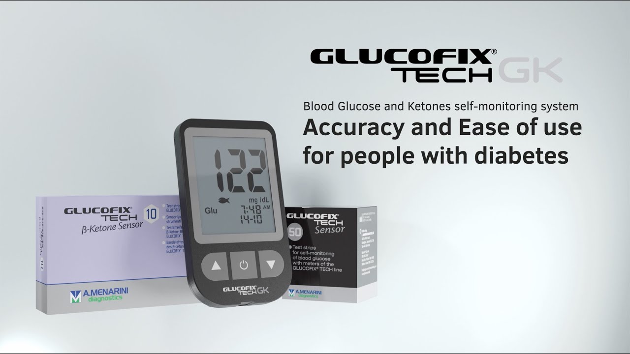 GLUCOFIX TECH GK ✌️ Blood Glucose and Ketones self-monitoring system | Video Brochure