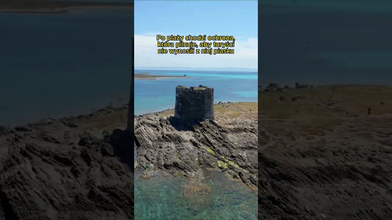 Spiaggia La Pelosa - jedna z najpiękniejszych plaż na Sardynii #shorts