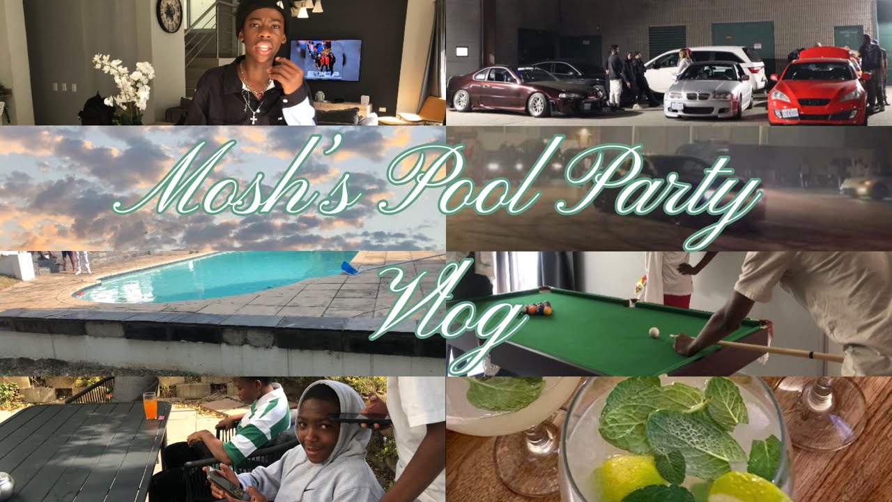 Andilemosh’s pool party and sleepover ❤️🔥💪🏽