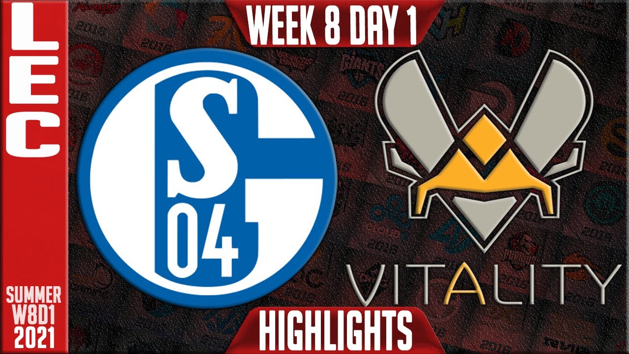S04 vs VIT Highlights | LEC Summer 2021 W8D1 | Schalke 04 vs Team Vitality