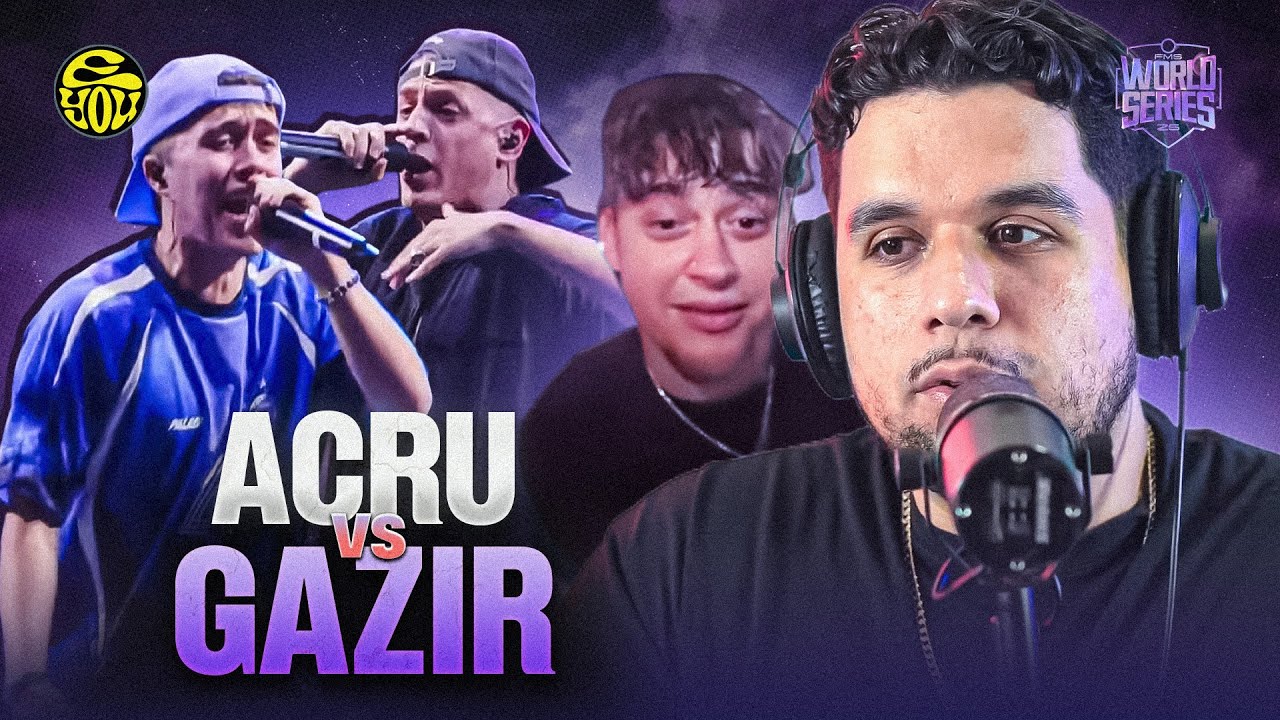 LE ROBARON A ACRU EN SU DEBUT contra GAZIR? - Reacción a su batalla en FMS WS- REVERSE y TESS LA