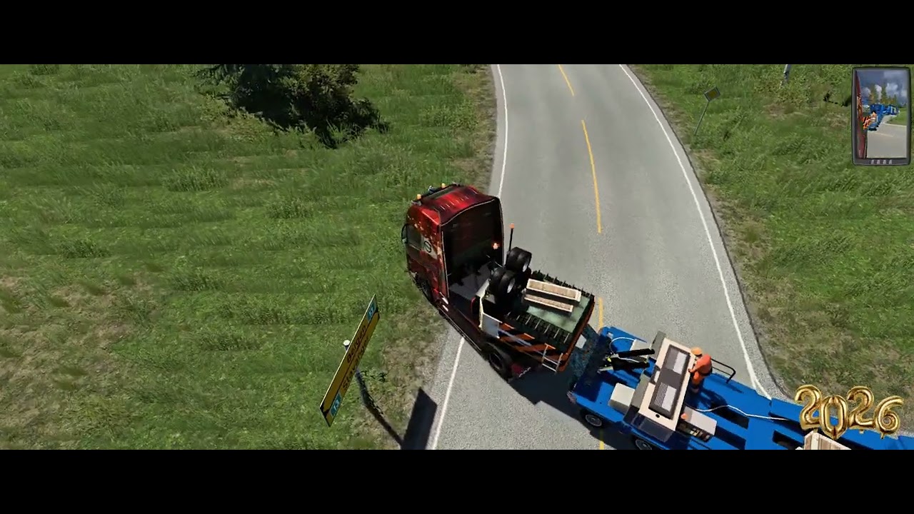 ПЕРЕВОЗИМ ГРУЗ 70 ТОНН VOLVO 780 КОБЫЛ ПОД КАПОТОМ 🔥🔥🔥🔥🔥👍 EURO TRUCK SIMULATOR 2 1.57 😉