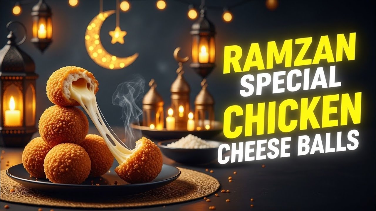 Crispy Chicken Veggie Cheese Balls – Perfect Iftar Snack for Ramadan