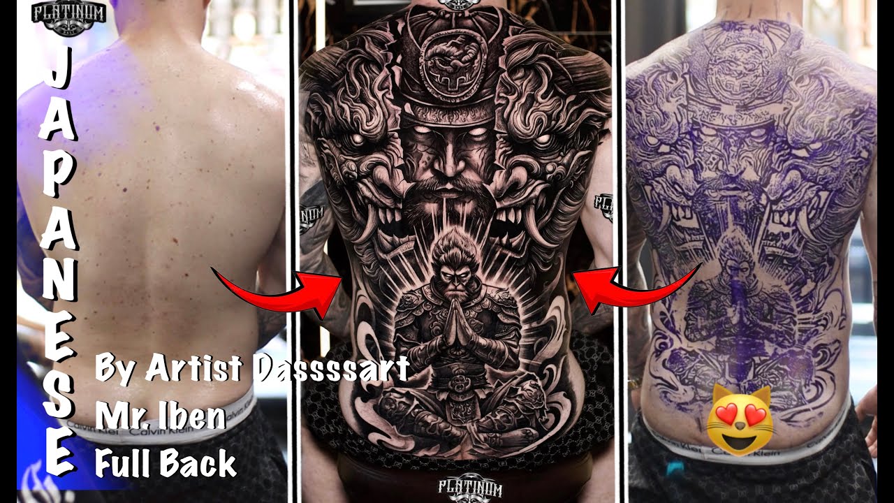 FIRST TIME MAKE TATTOO WITH SUN WUKONG THEME ON THE BACK 😱🔥 || BY ARTIST DASSSSART