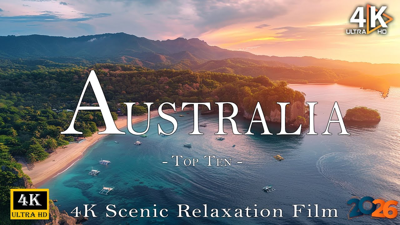 Australia 4K - Scenic Relaxation Film With Calming Music