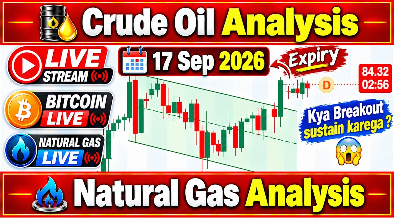 Crude Oil live Trading | Natural Gas live | Bitcoin Live Trading | 17 Sep 2026 | US Iran news