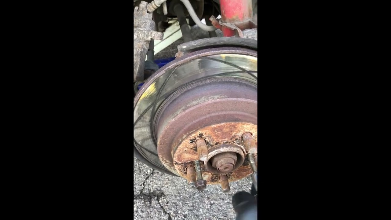 How to Remove a Stuck Brake Rotor on a Subaru