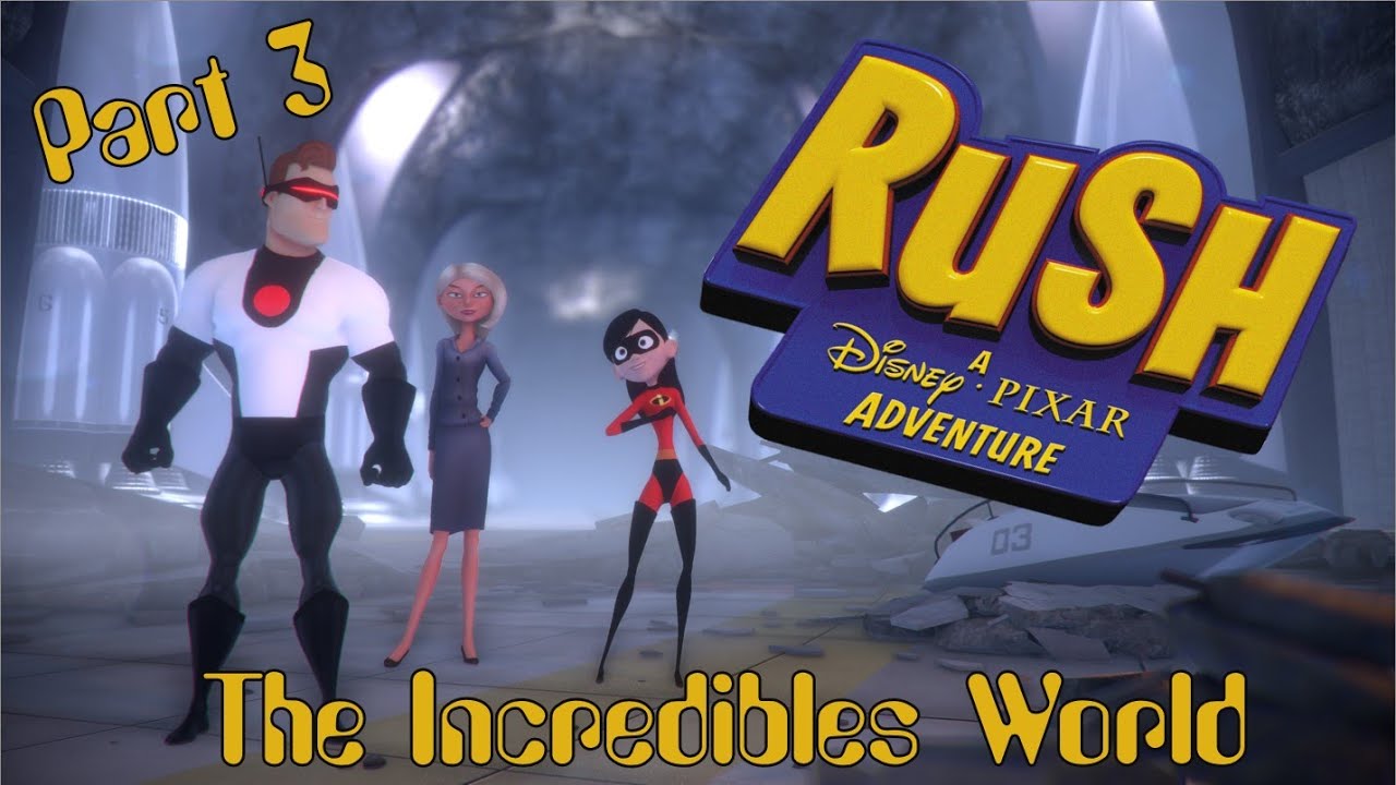 Rush: A Disney Pixar Adventure (Xbox One X) (The Incredibles World) (Gameplay Walkthrough - Part 3)