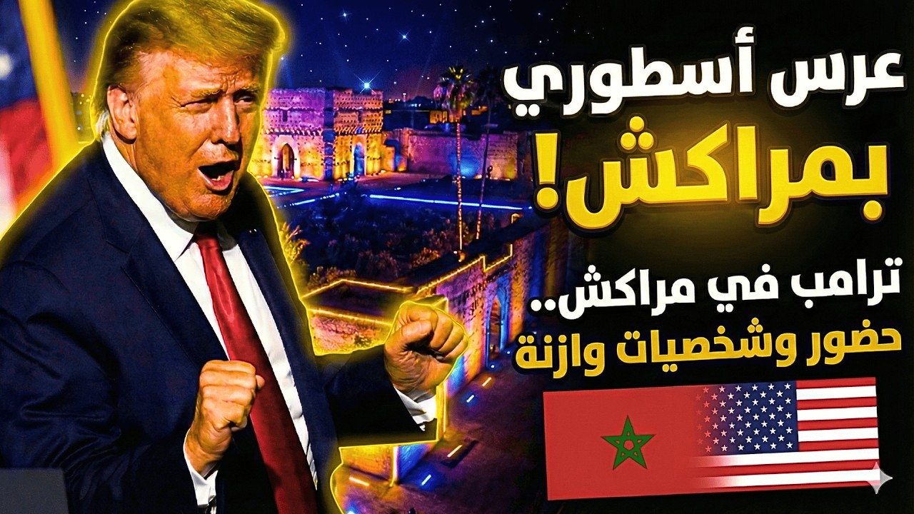 علاقة ترامب بزفاف خيالي فمراكش...حضور أكبر مستشار لملك بريطانيا و فؤاد عالي الهمة!🔥
