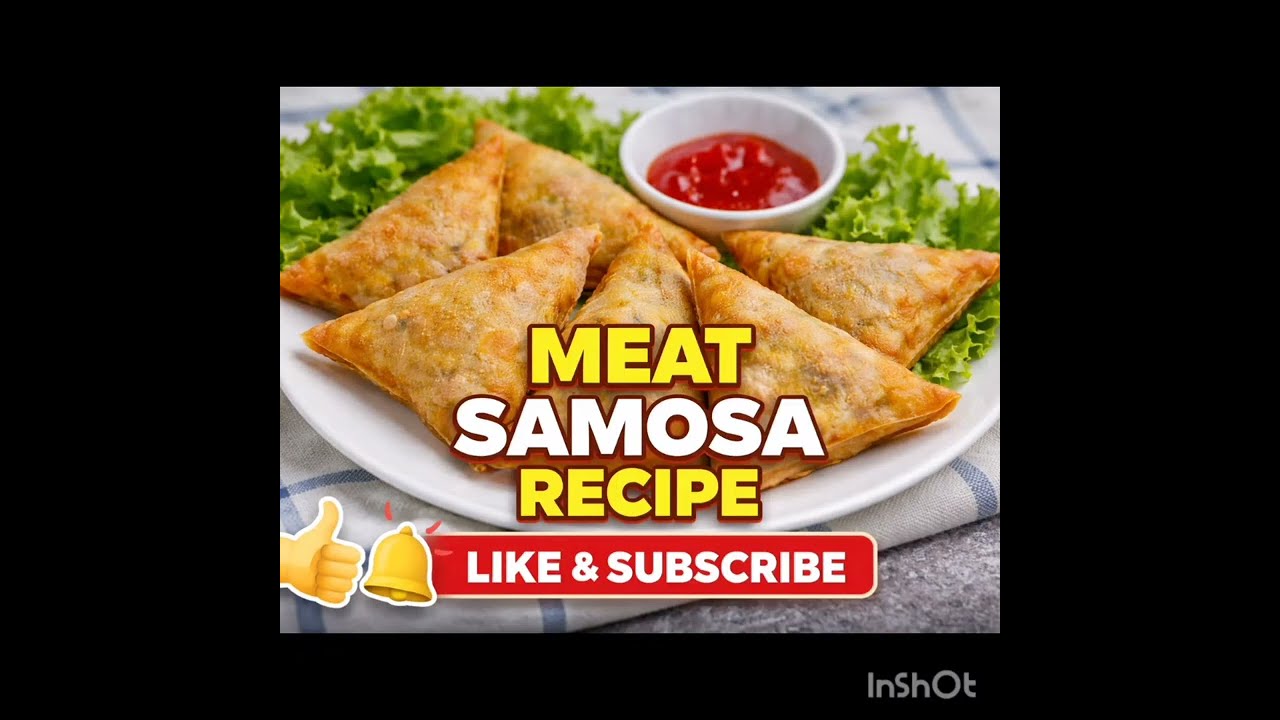 Crispy meat samosa recipe with samosa sheet please like and subscribe 👍