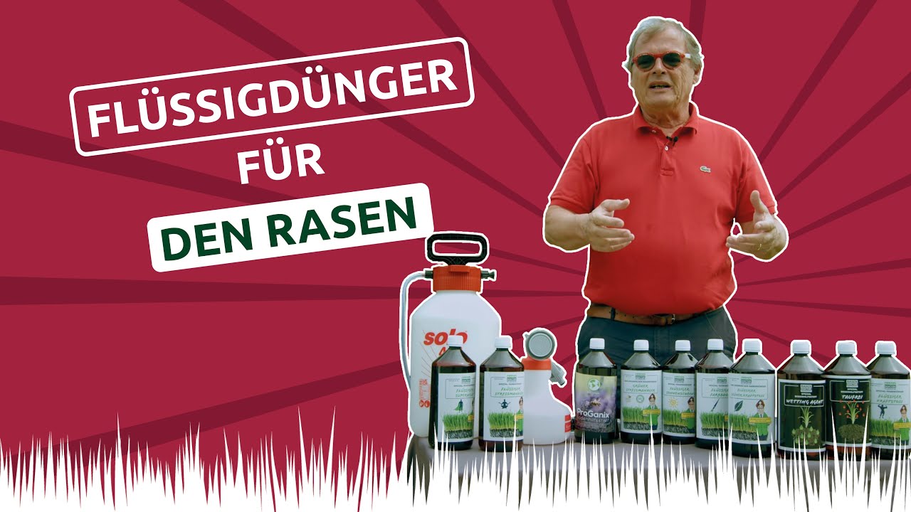 Flüssigdünger für den Rasen 💦🌱