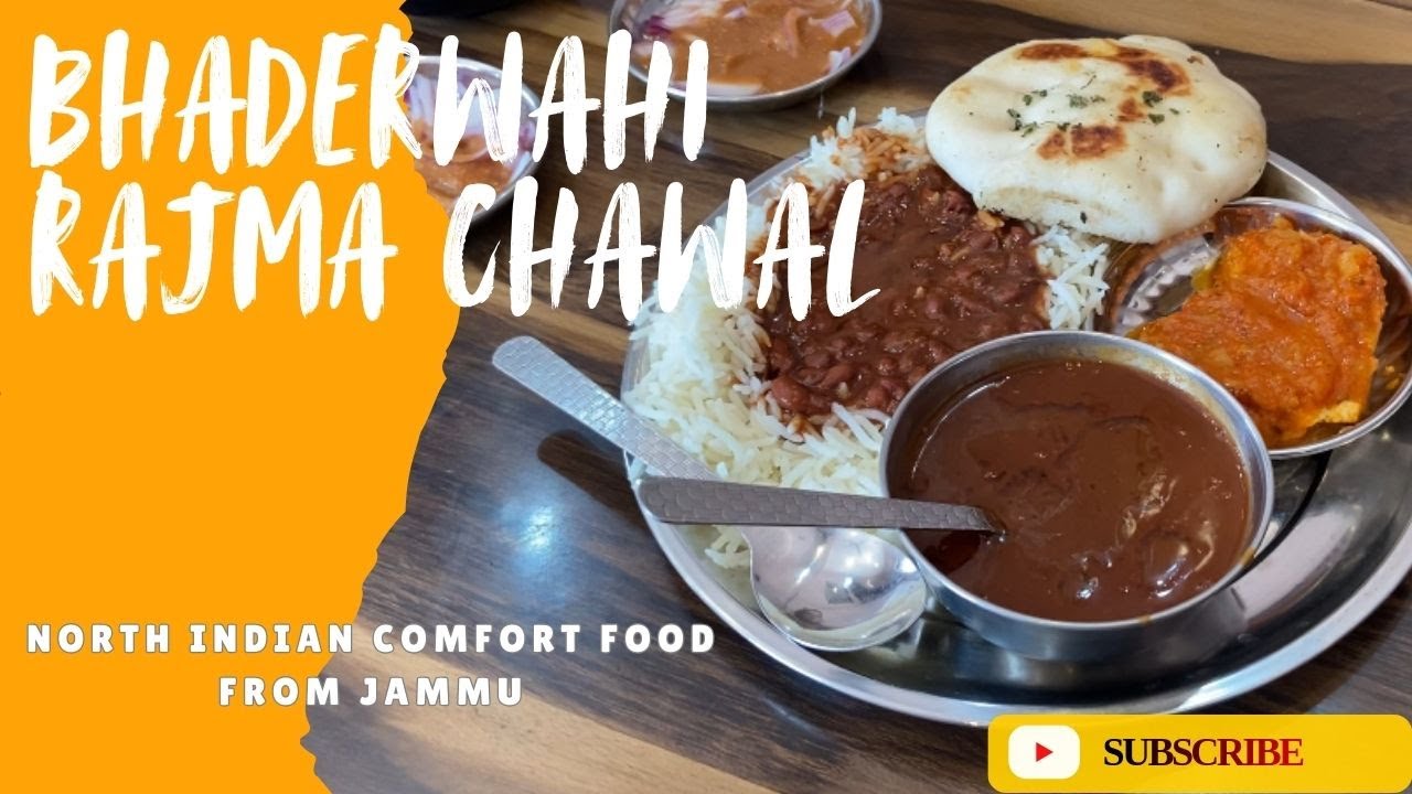 Tried Bhaderwahi Rajma Chawal in Jammu !!  Exploring Jammu Food Spots