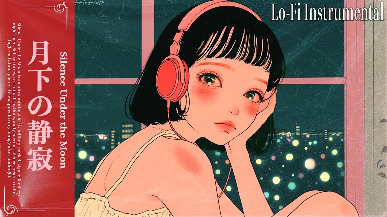【3Hours】Silence Under the Moon 月下の静寂 | Lo-Fi Chillhop for Study, Focus & Relax