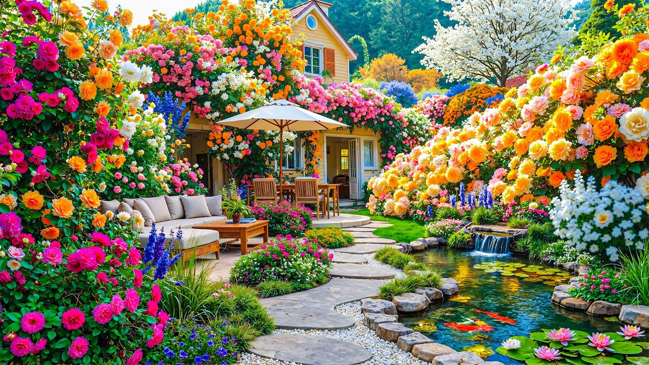 Creative DIY Mini Garden Homes | Inspiring Peaceful Garden Design Ideas🏡Beautiful Flower Garden Tour