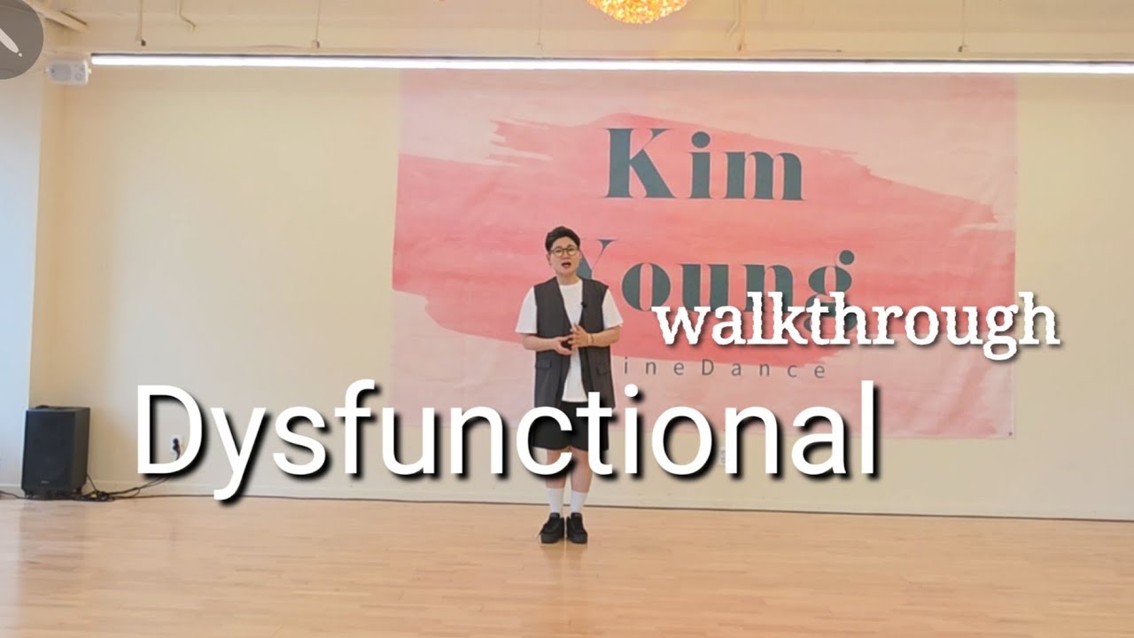 Dysfunctional linedance walkthrough |김영라인댄스 |파주운정라인댄스 