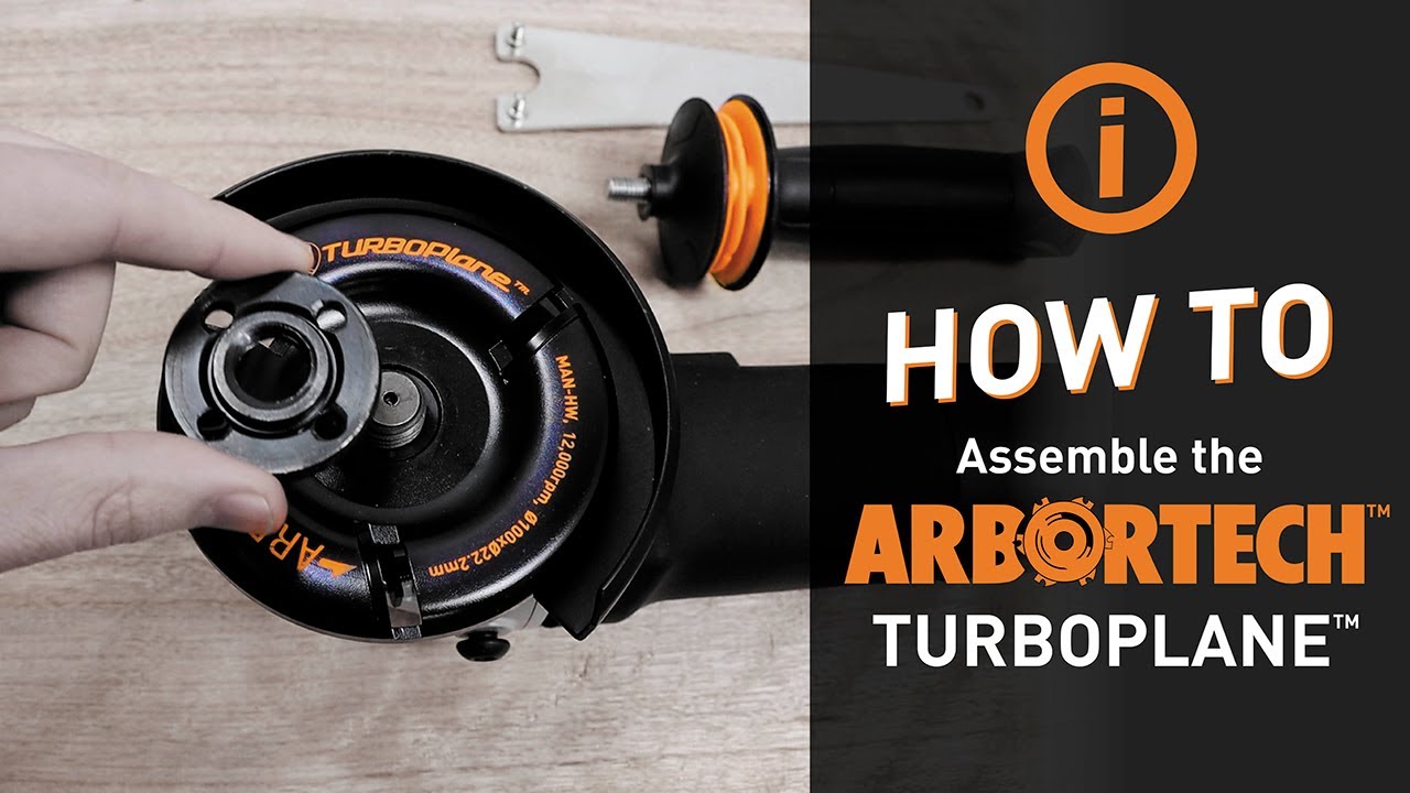 How to assemble the TURBOPlane | Arbortech Tools