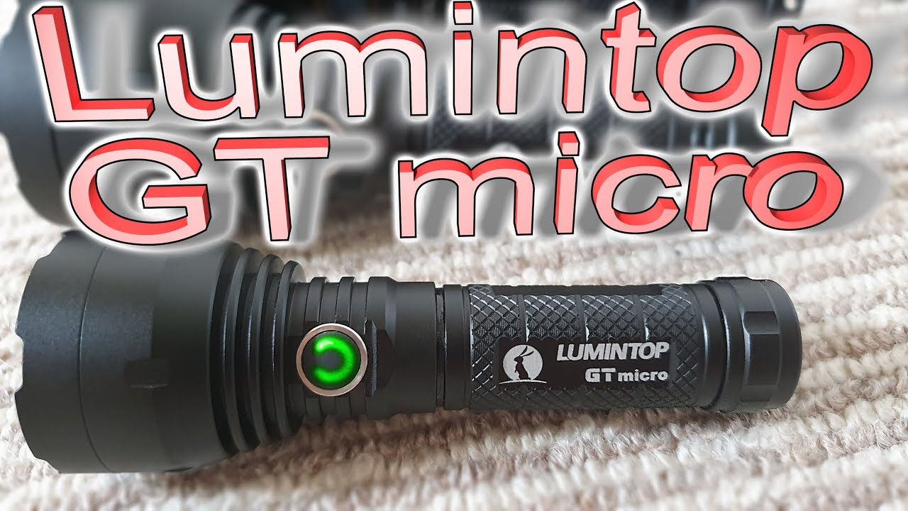 Обзор Trail Trek Lumintop GT micro EDC фонарик LED thrower 14500